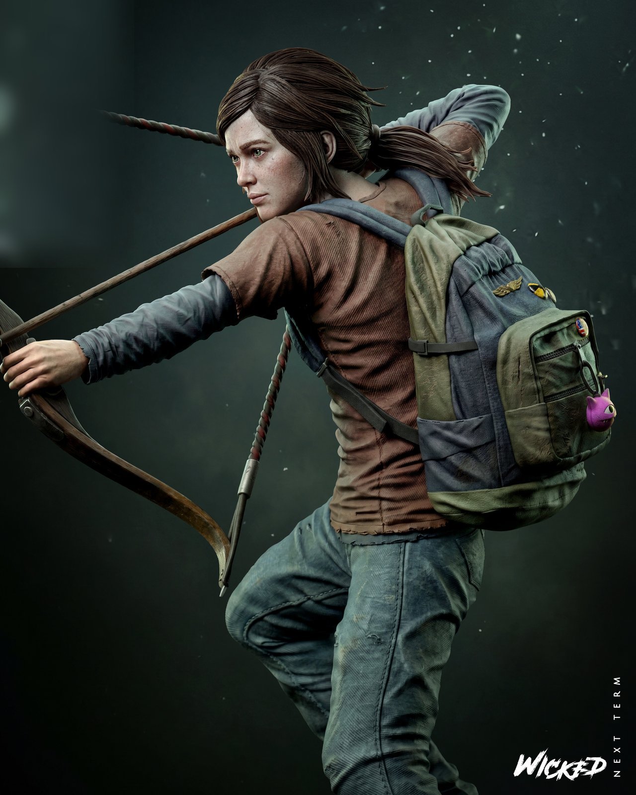 Ellie The Last of Us 1:4 figurine