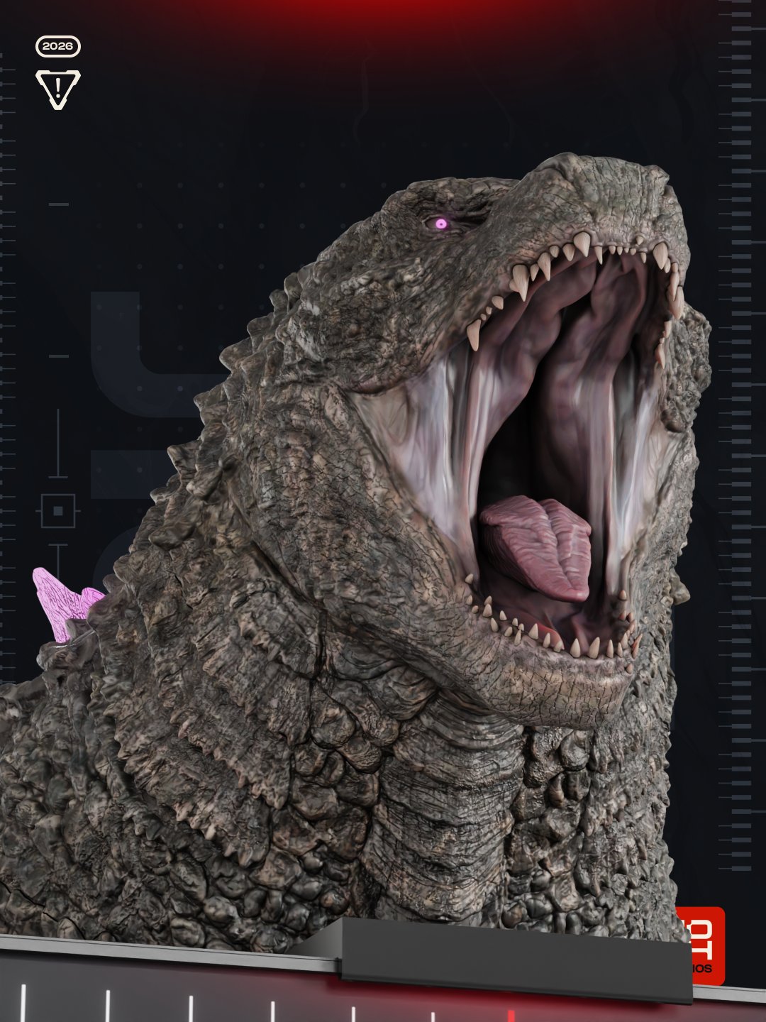 Godzilla Godzilla (Toho) 1:4 screen buddy
