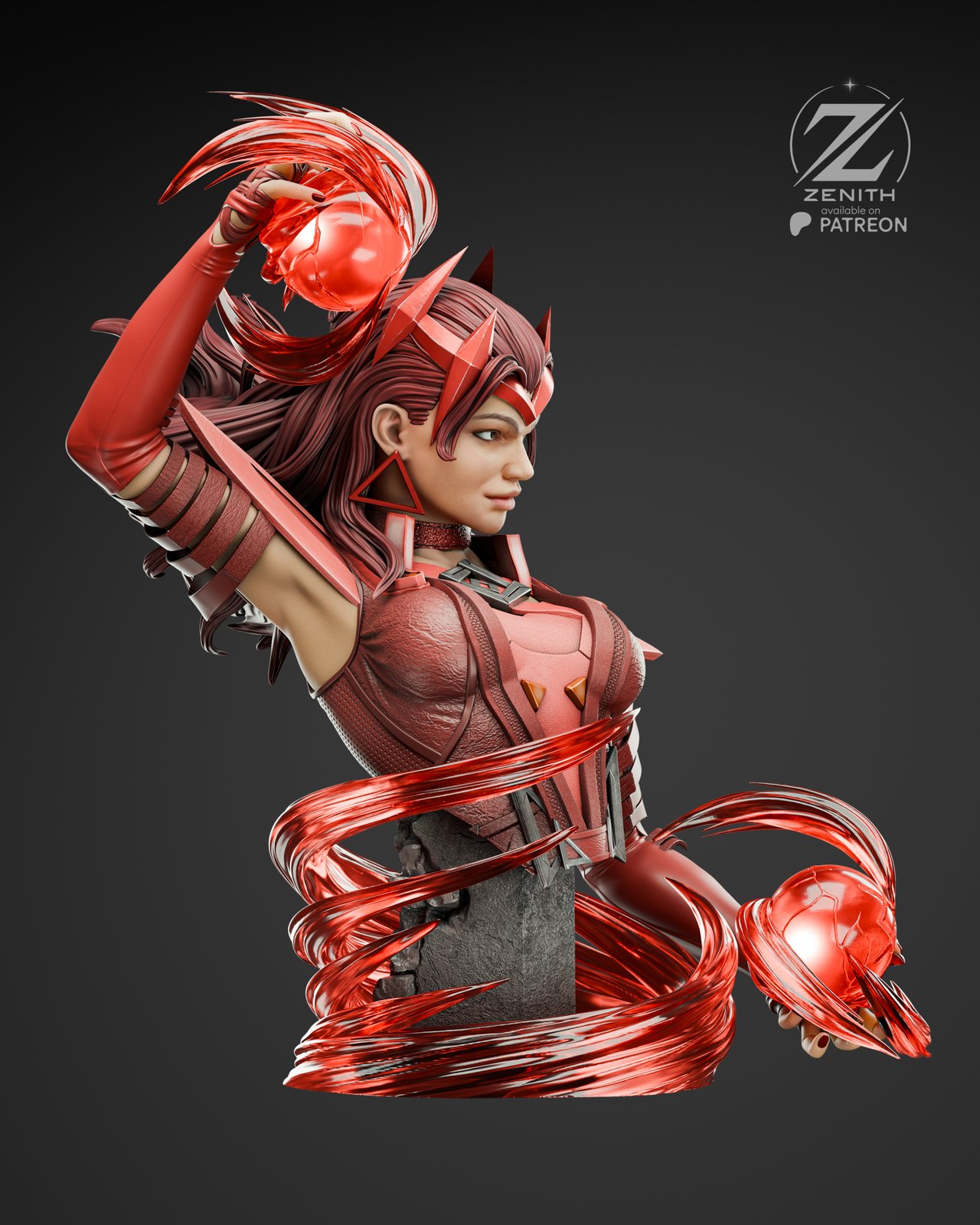 Scarlet Witch Marvel 1:4 busts
