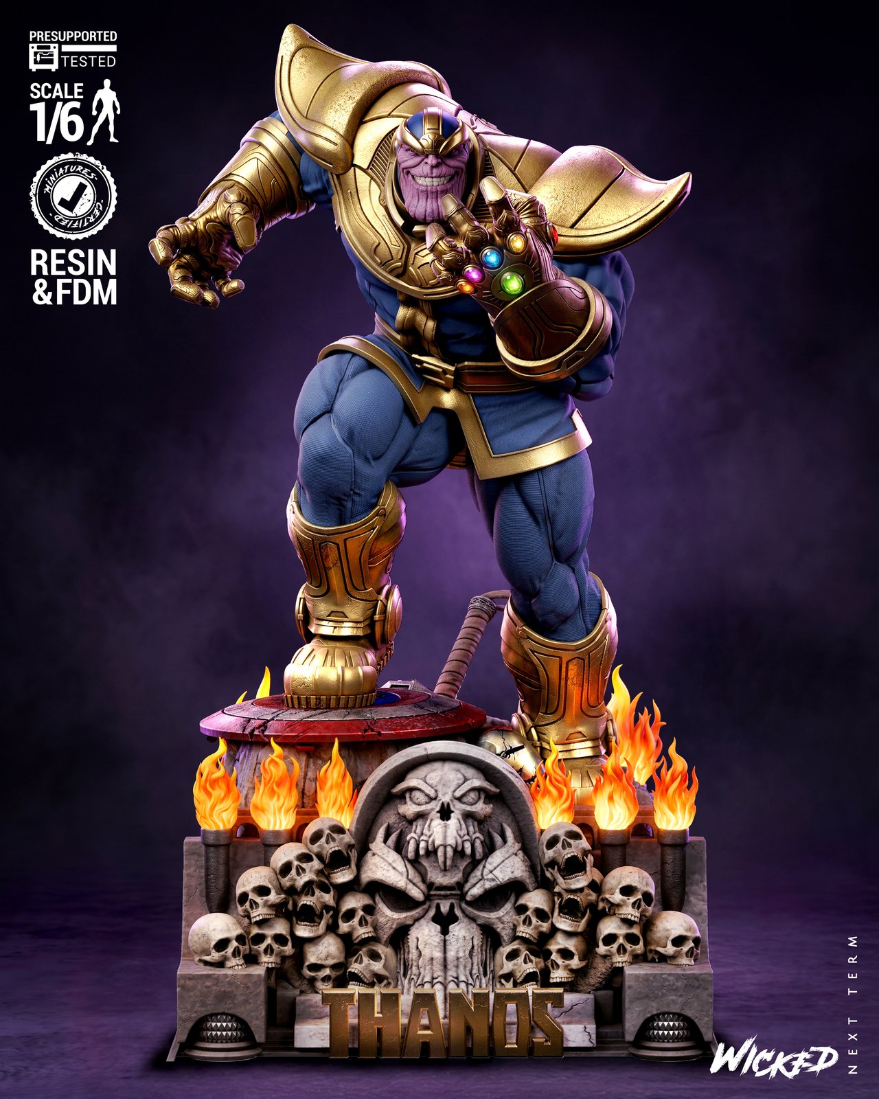 Thanos Marvel 1:4 figurine