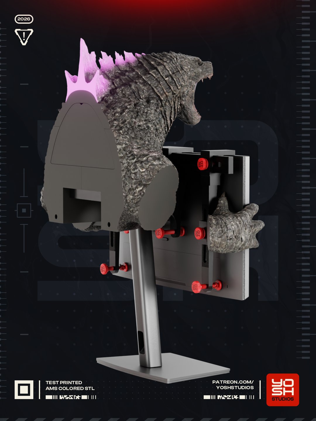 Godzilla Godzilla (Toho) 1:4 screen buddy