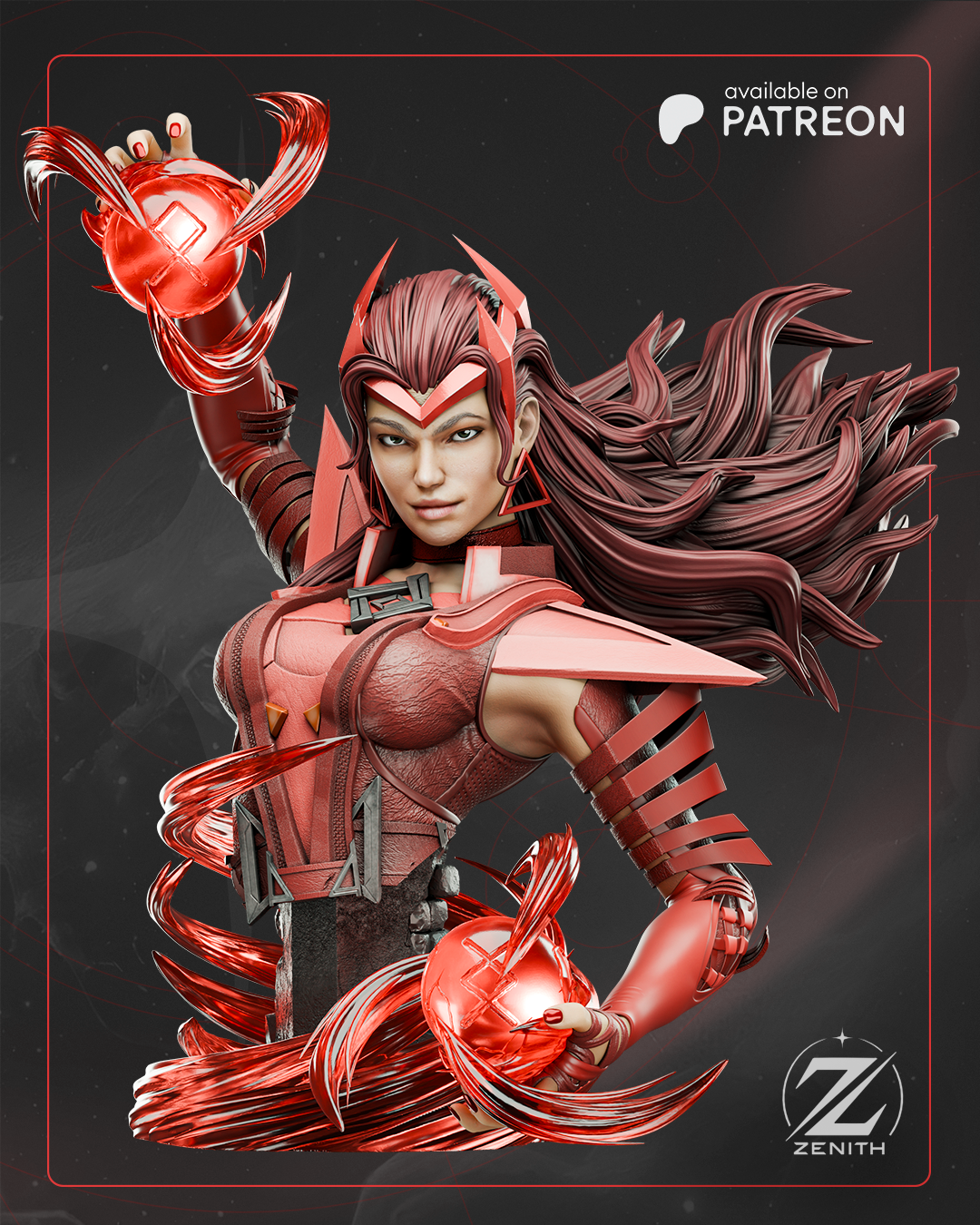 Scarlet Witch Marvel 1:4 busts