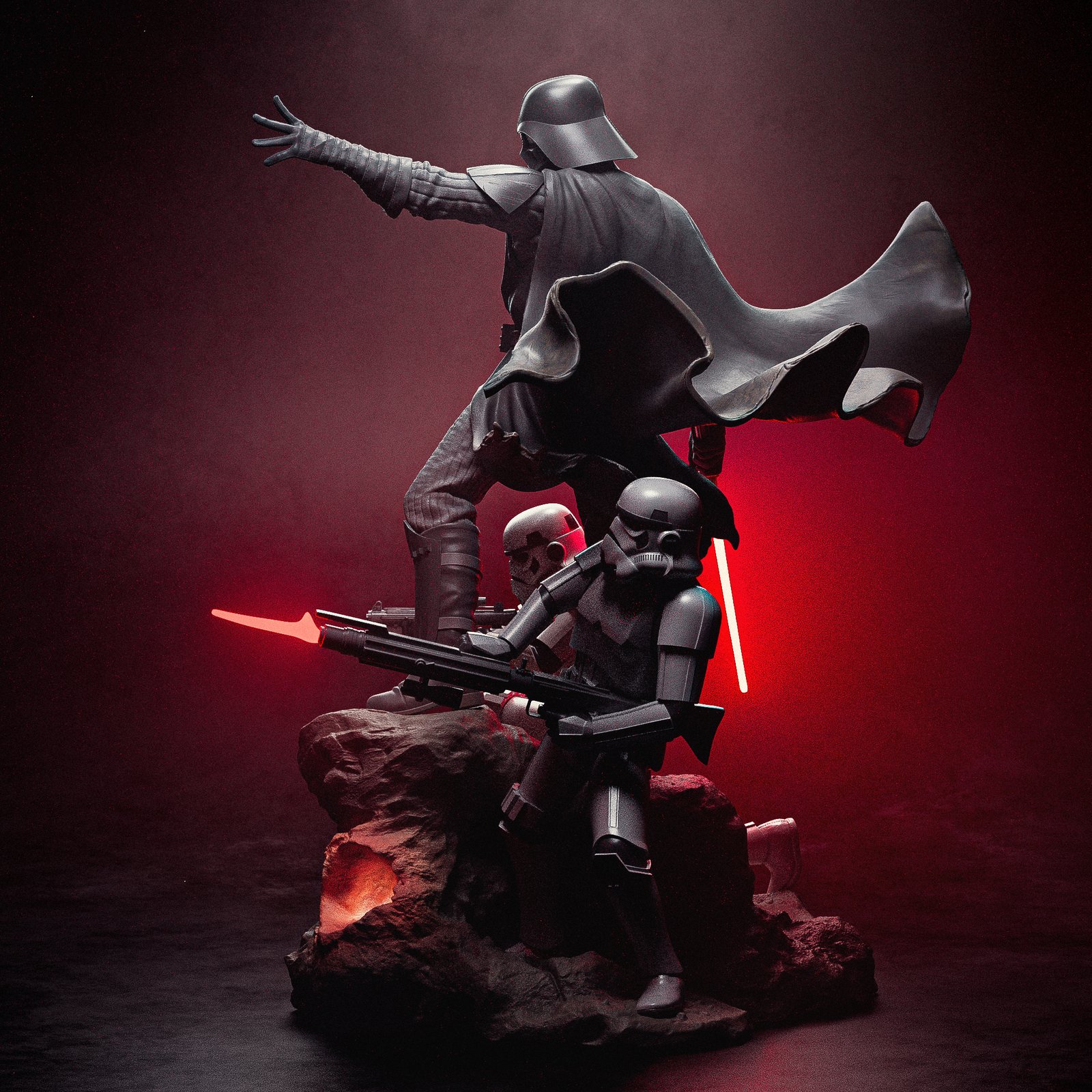 Darth Vader Star Wars 1:4 diorama