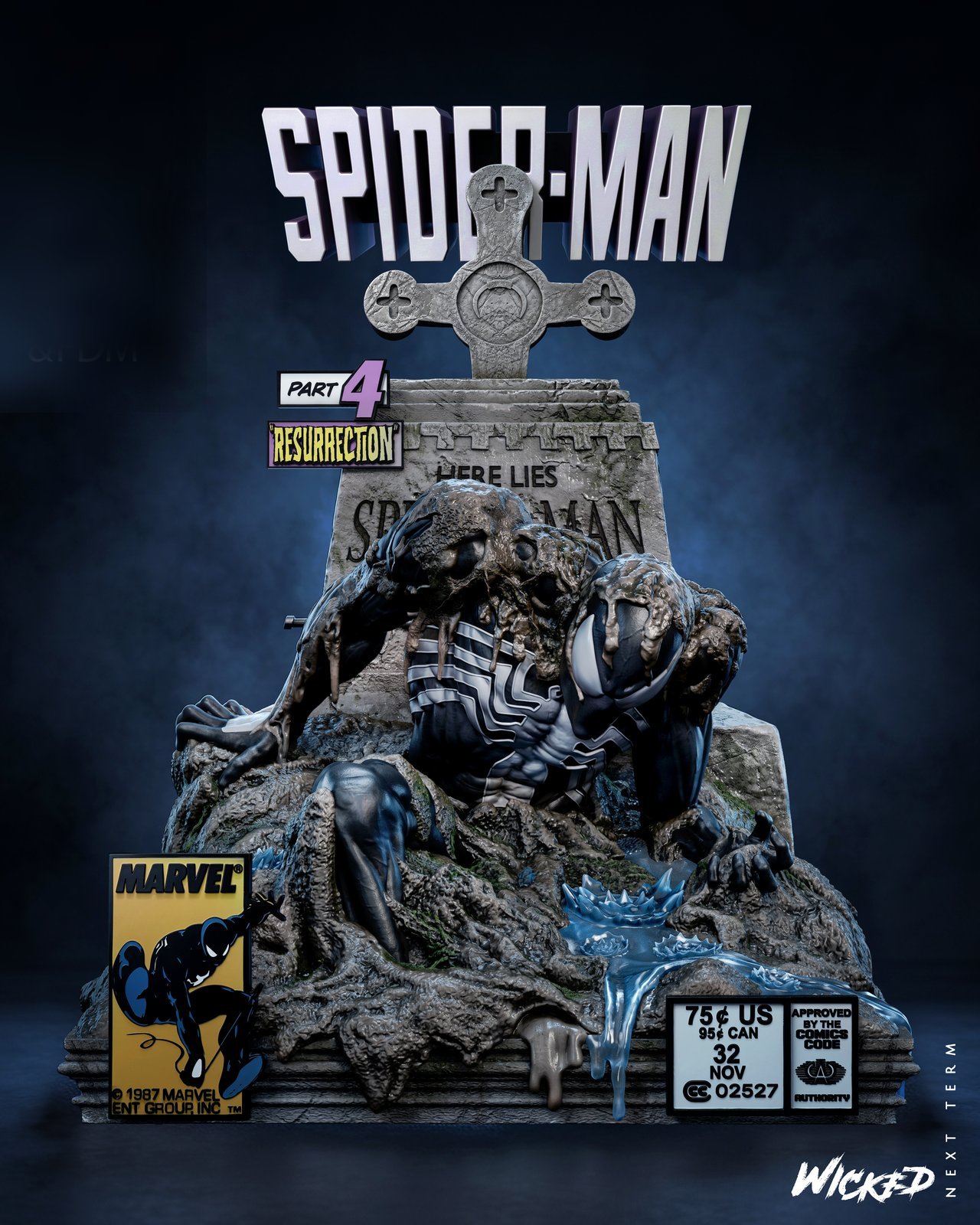 Last Hunt Spiderman (Tomb) Spider-Man 1:4 bust
