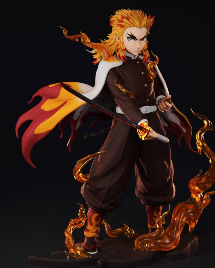 Kyojuro Rengoku Anime Figure | Demon Slayer
