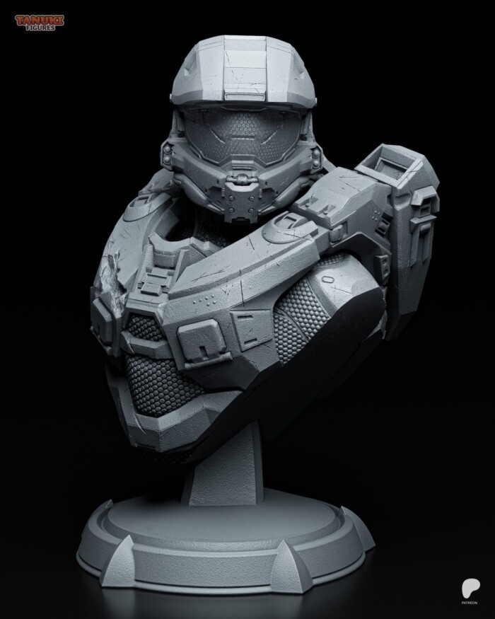 MasterChief Halo 1:4 bust