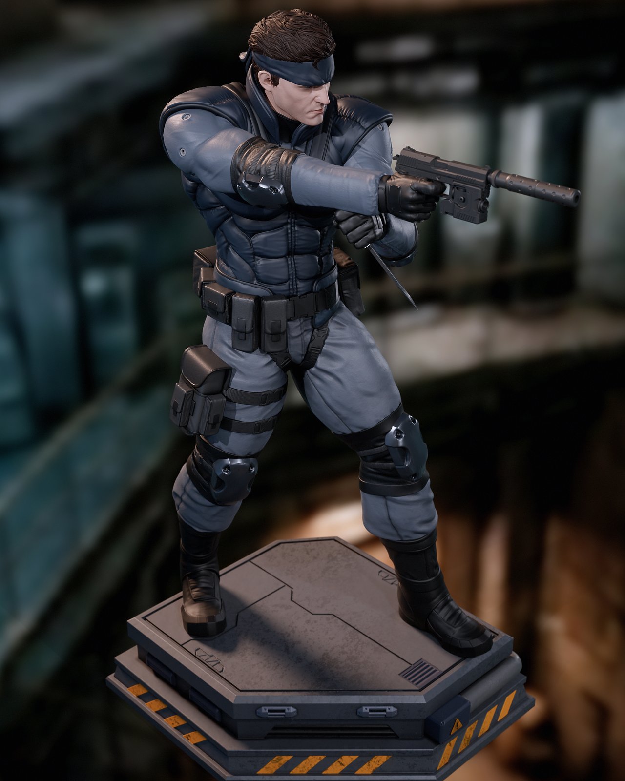 Solid Snake Metal Gear 1:4 figurine