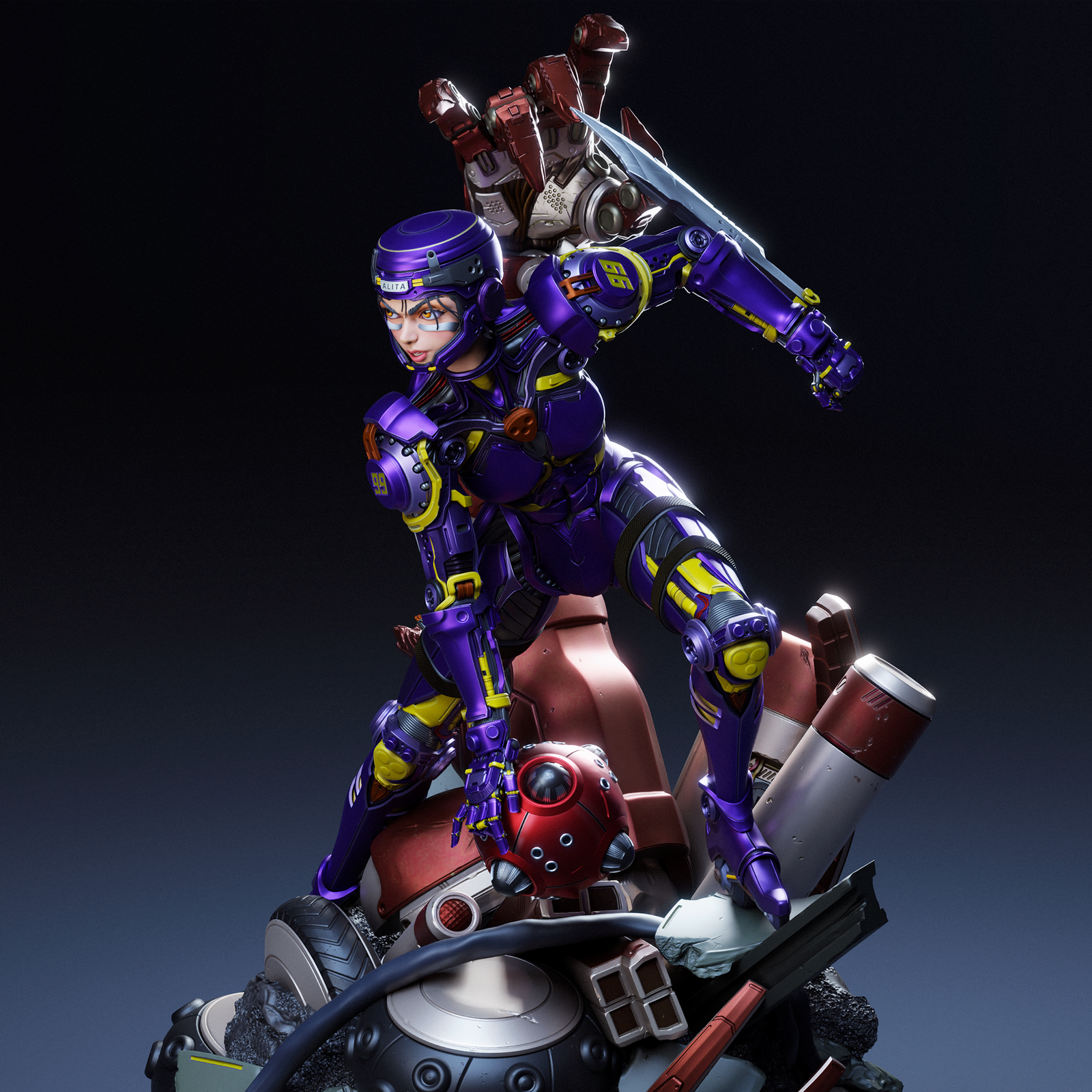 Alita Battle Angel Alita 1:4 figurine