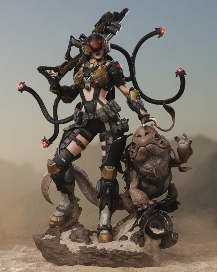 Kyla One Shot Warrior Original Character 1:4 figurine