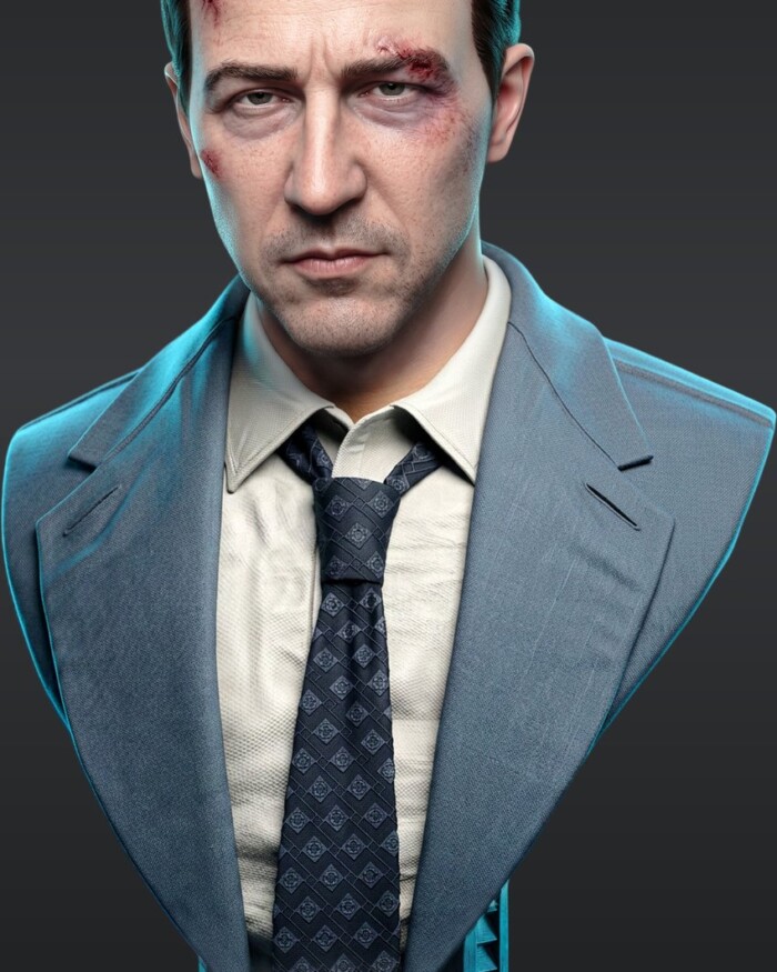 Fightclub Edward Norton Fight Club 1:4 bust