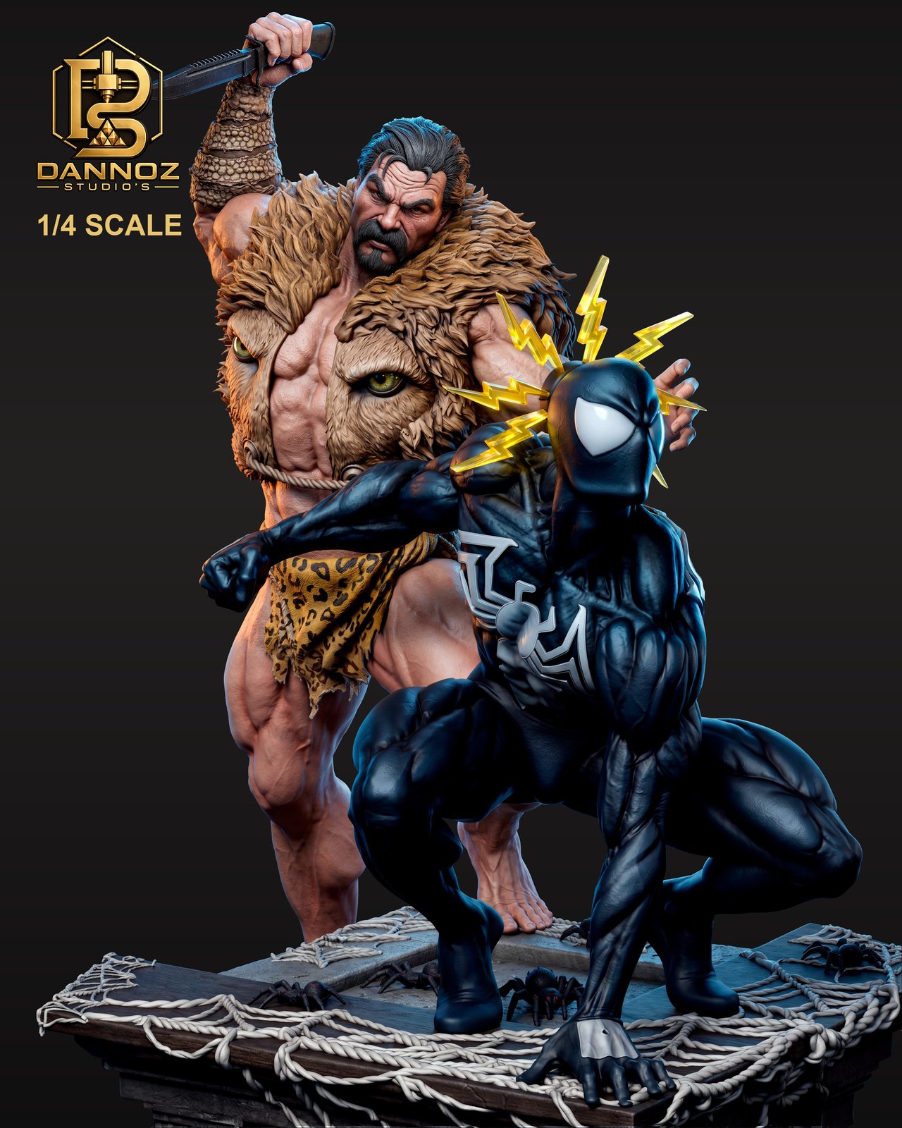 Spider-Man the Last Hunt Marvel 1:4 diorama