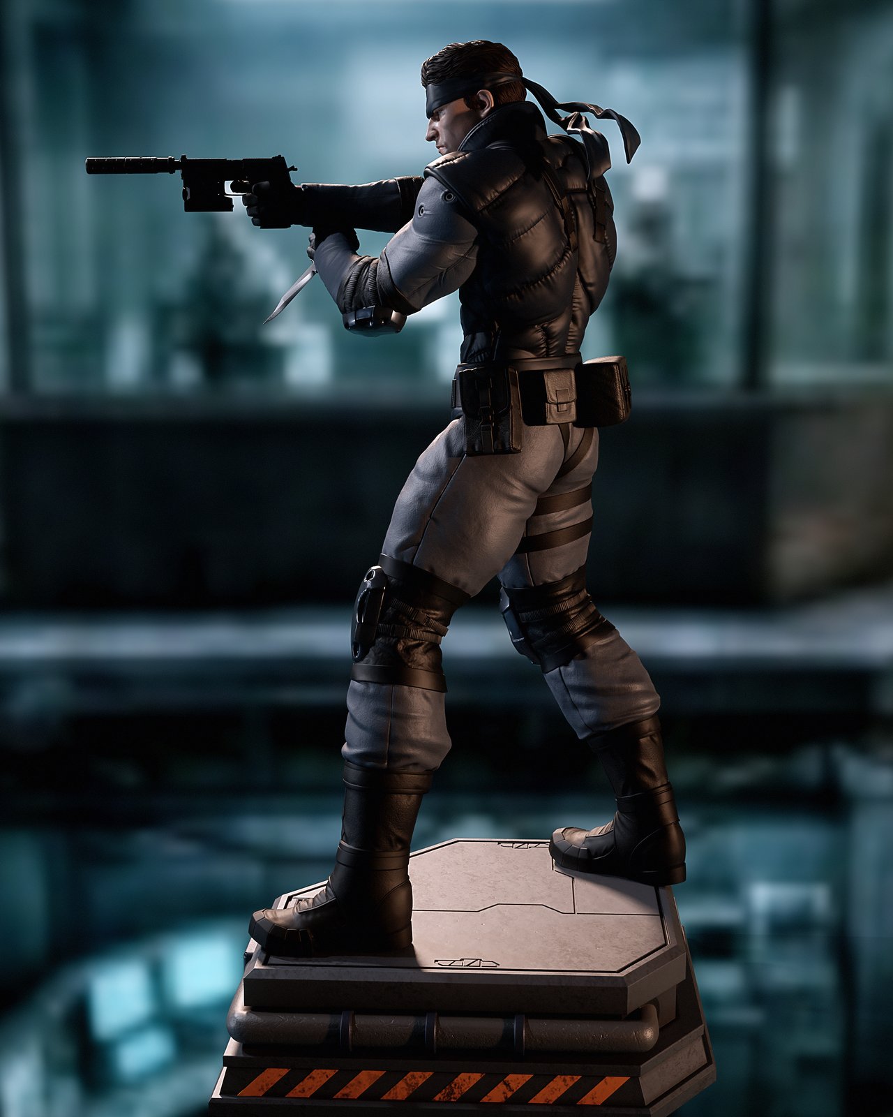 Solid Snake Metal Gear 1:4 figurine