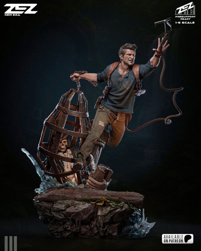 Nathan Drake Uncharted 1:4 figurine
