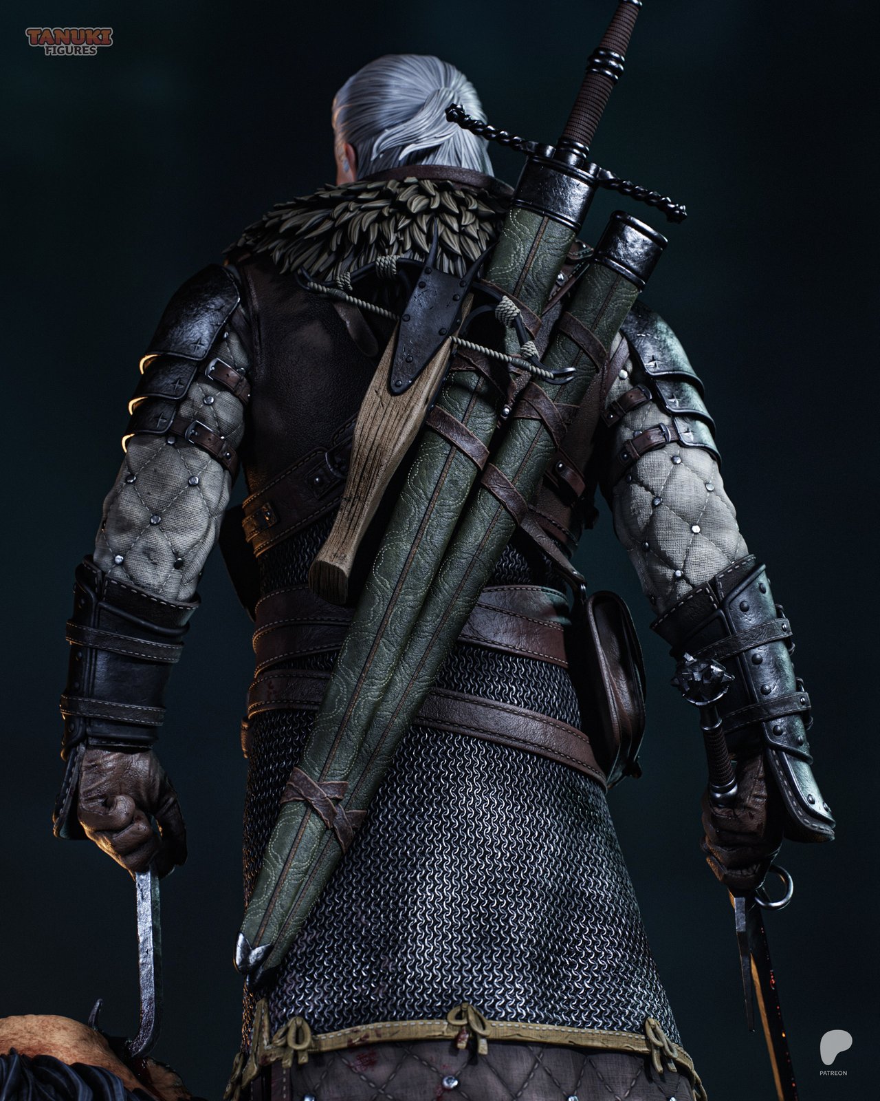 Geralt The Witcher 1:4 figurine