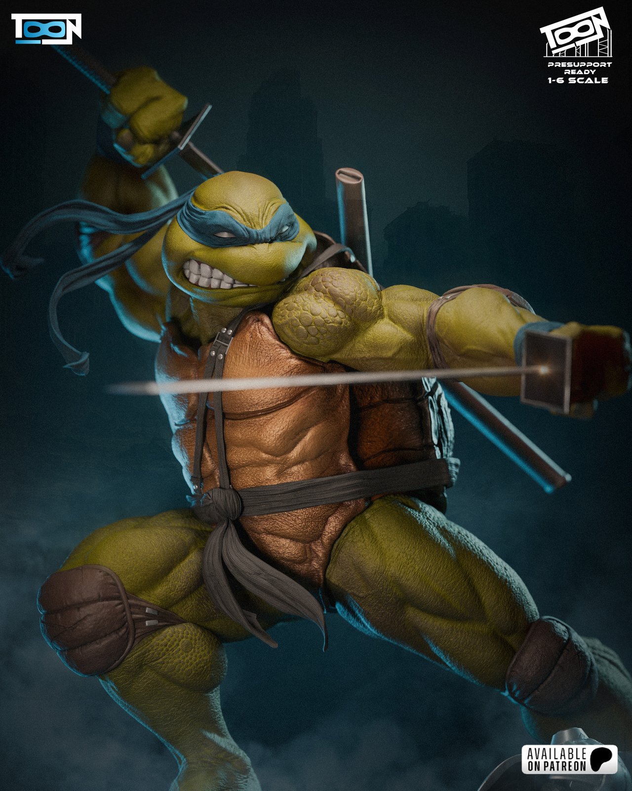 Teenage Mutant Ninja Turtles Leonardo Teenage Mutant Ninja Turtles 1:4 figurine