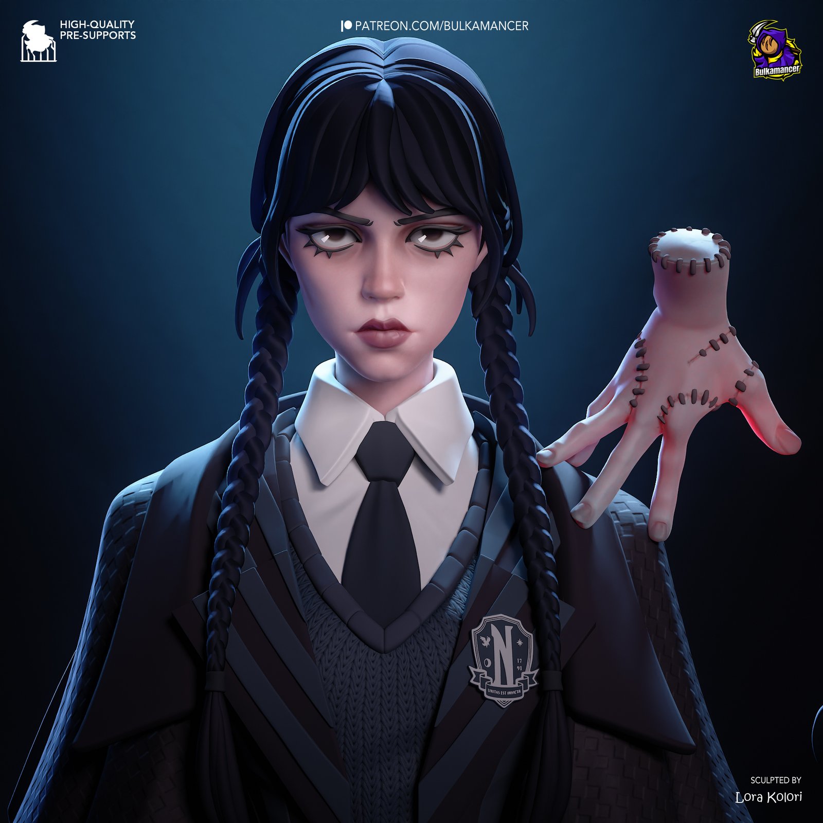 Wednesday Adams - Wednesday The Adams Family 1:4 figurine