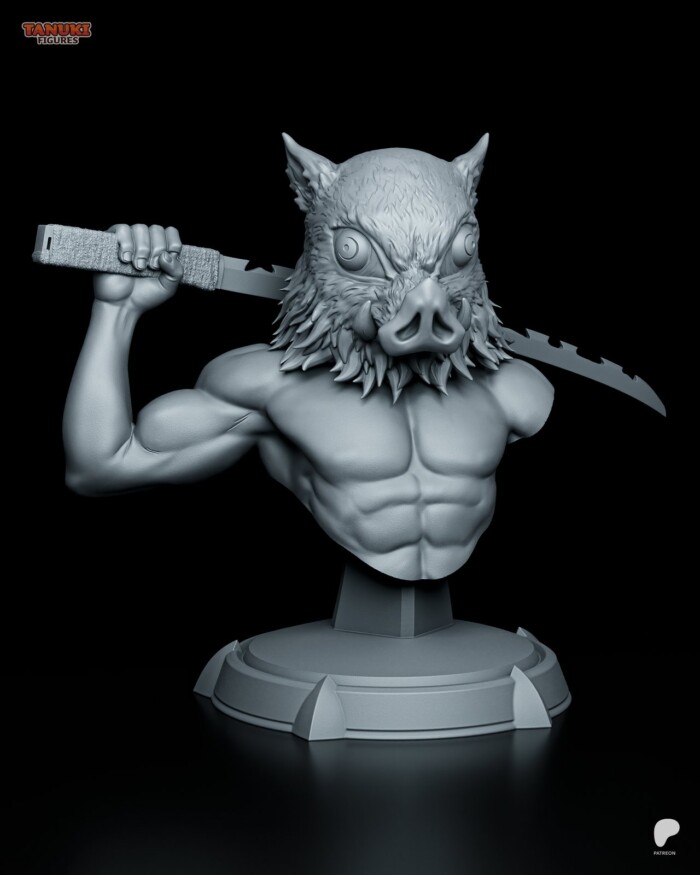 Inosuke Demon Slayer 1:4 bust