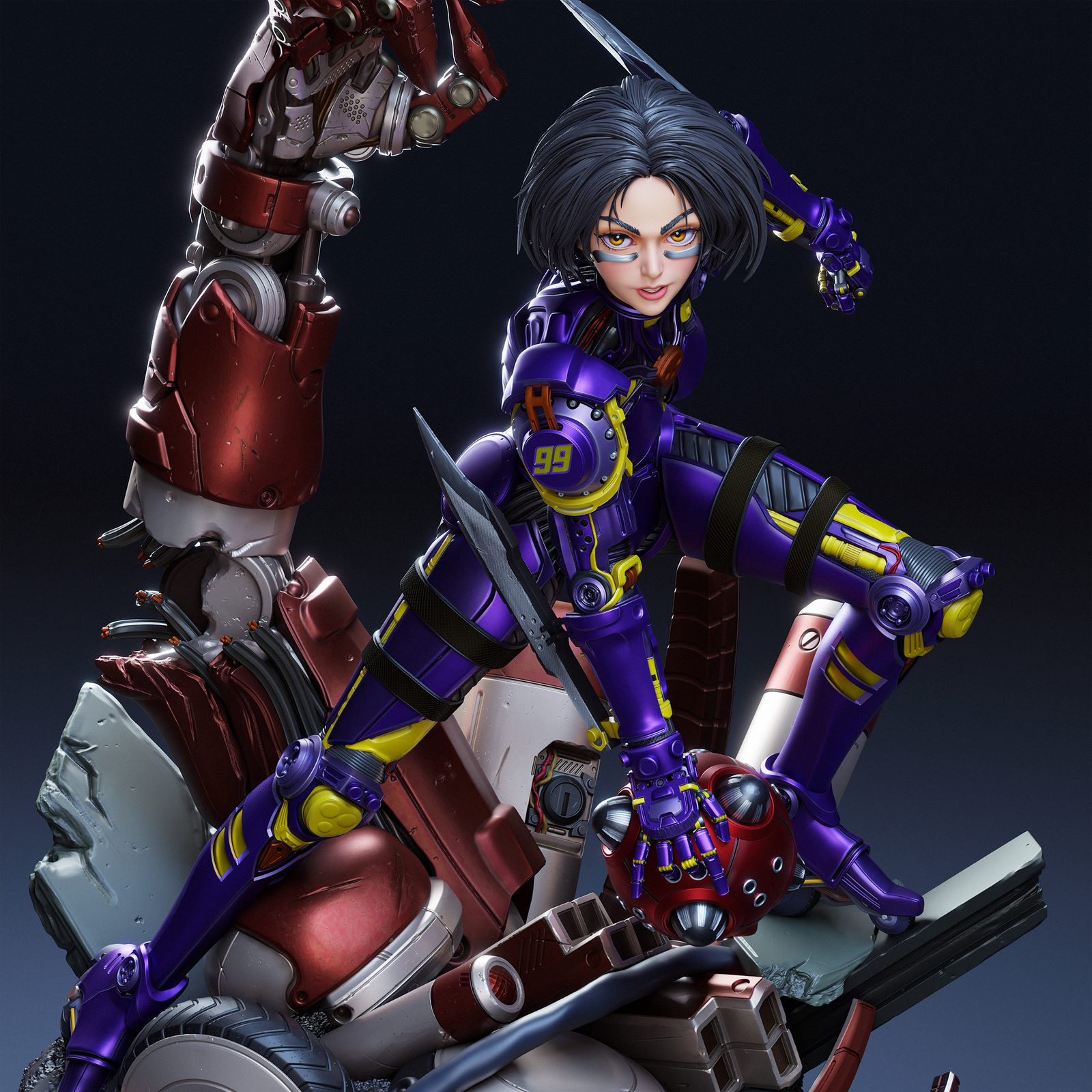 Alita Battle Angel Alita 1:4 figurine