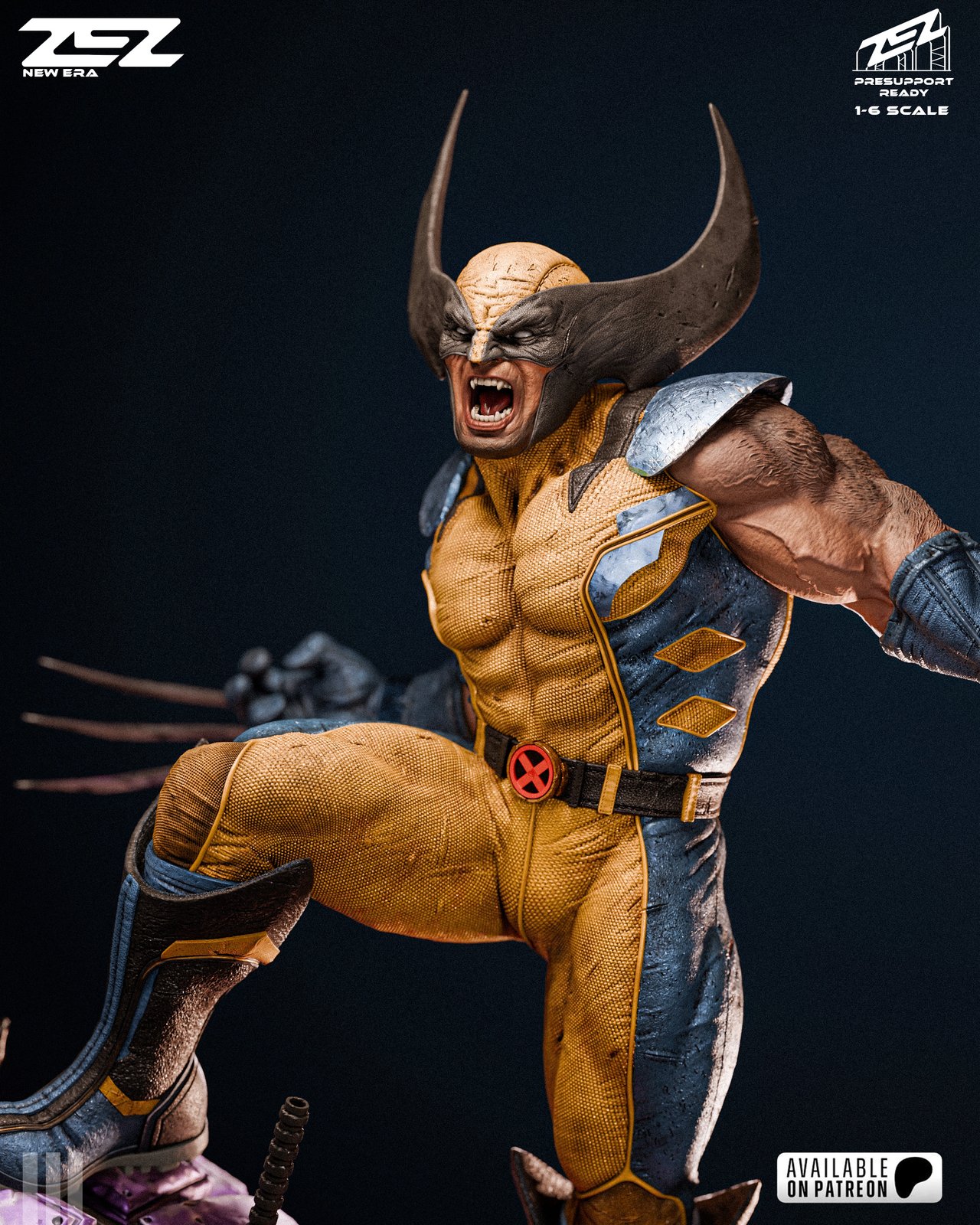 Wolverine Vs Galactus Inspired Marvel 1:4 figurine