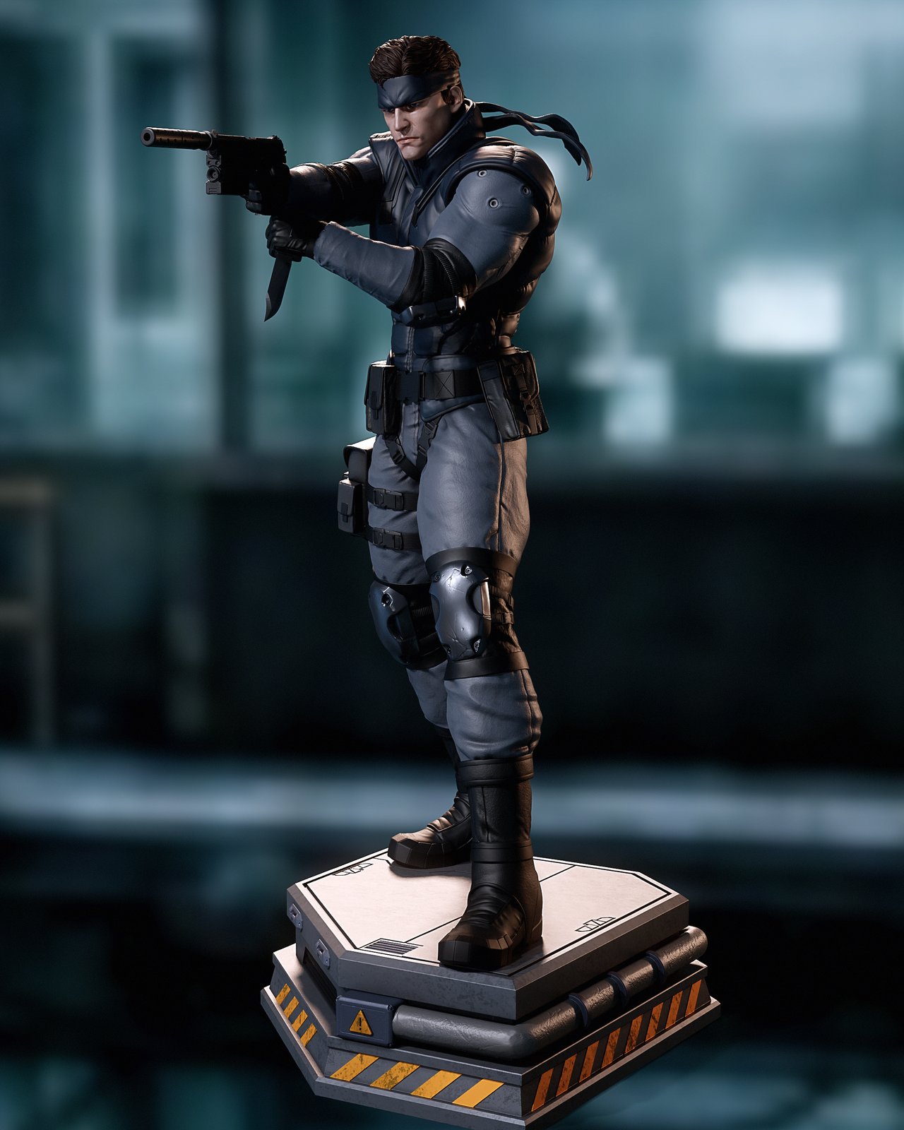Solid Snake Metal Gear 1:4 figurine