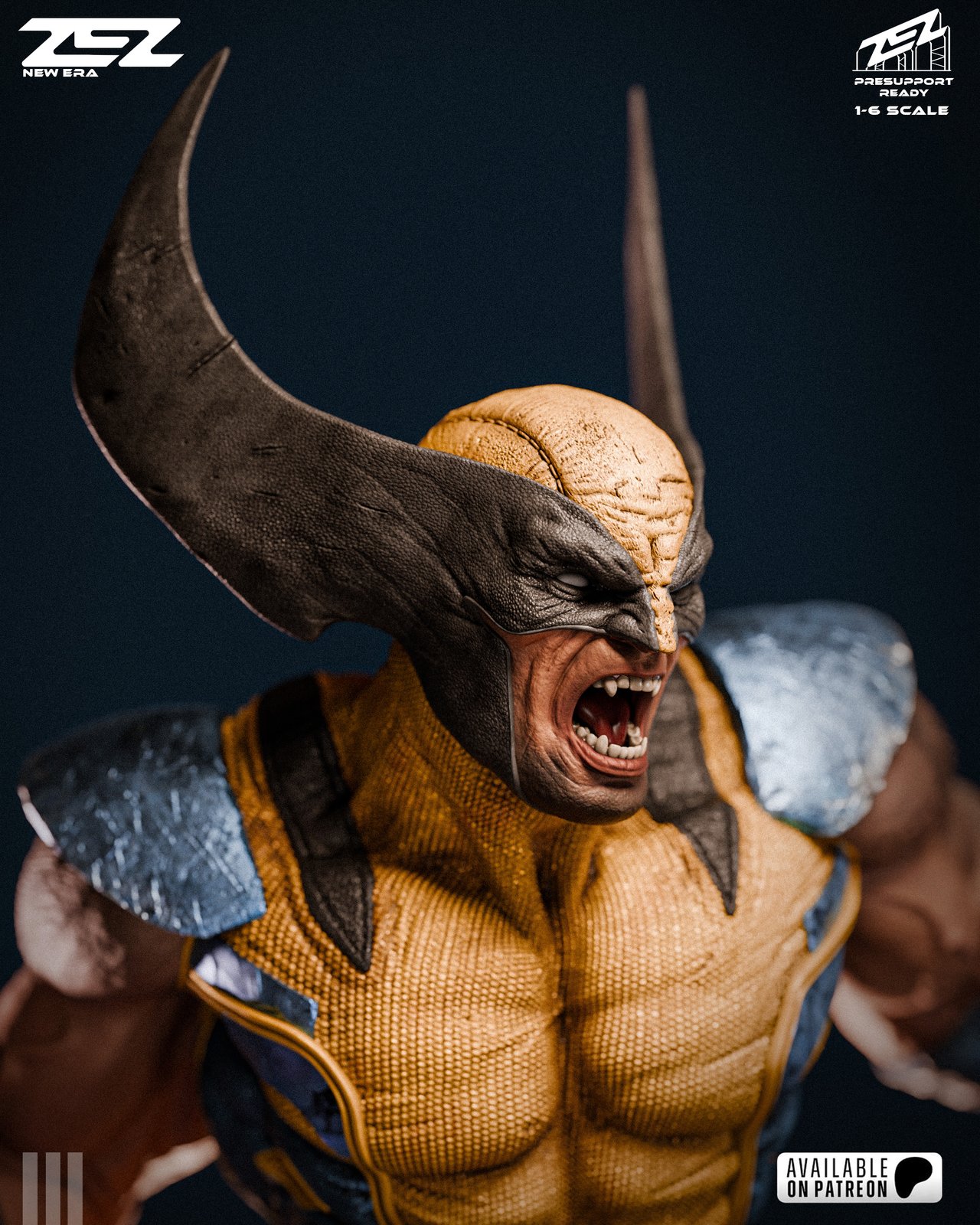 Wolverine Vs Galactus Inspired Marvel 1:4 figurine