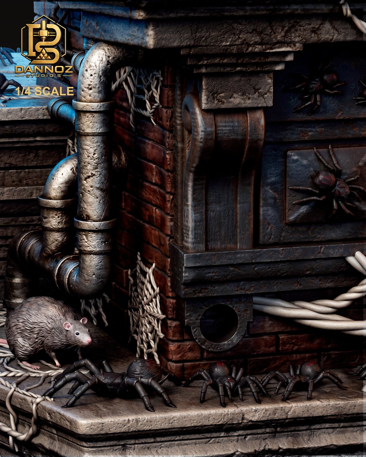 Spider-Man the Last Hunt Marvel 1:4 diorama