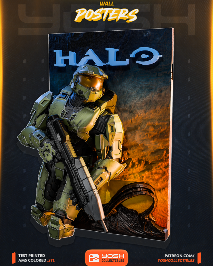 Halo 3 Halo 1:4 3d poster