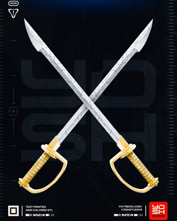 Nightcrawler Swords Marvel 1:4 weapon