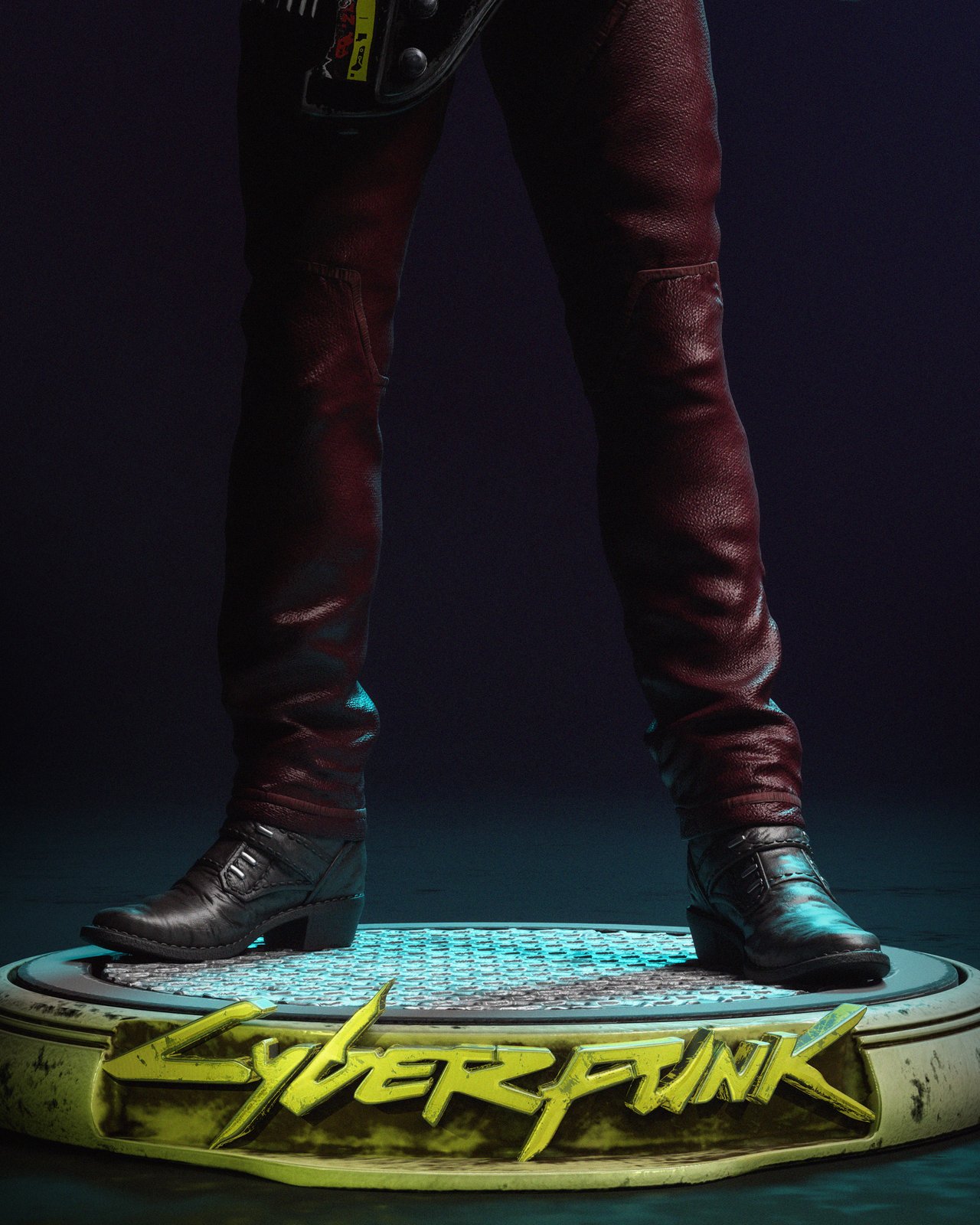 Jhonny Silverhand Cyberpunk 2077 1:4 figurine