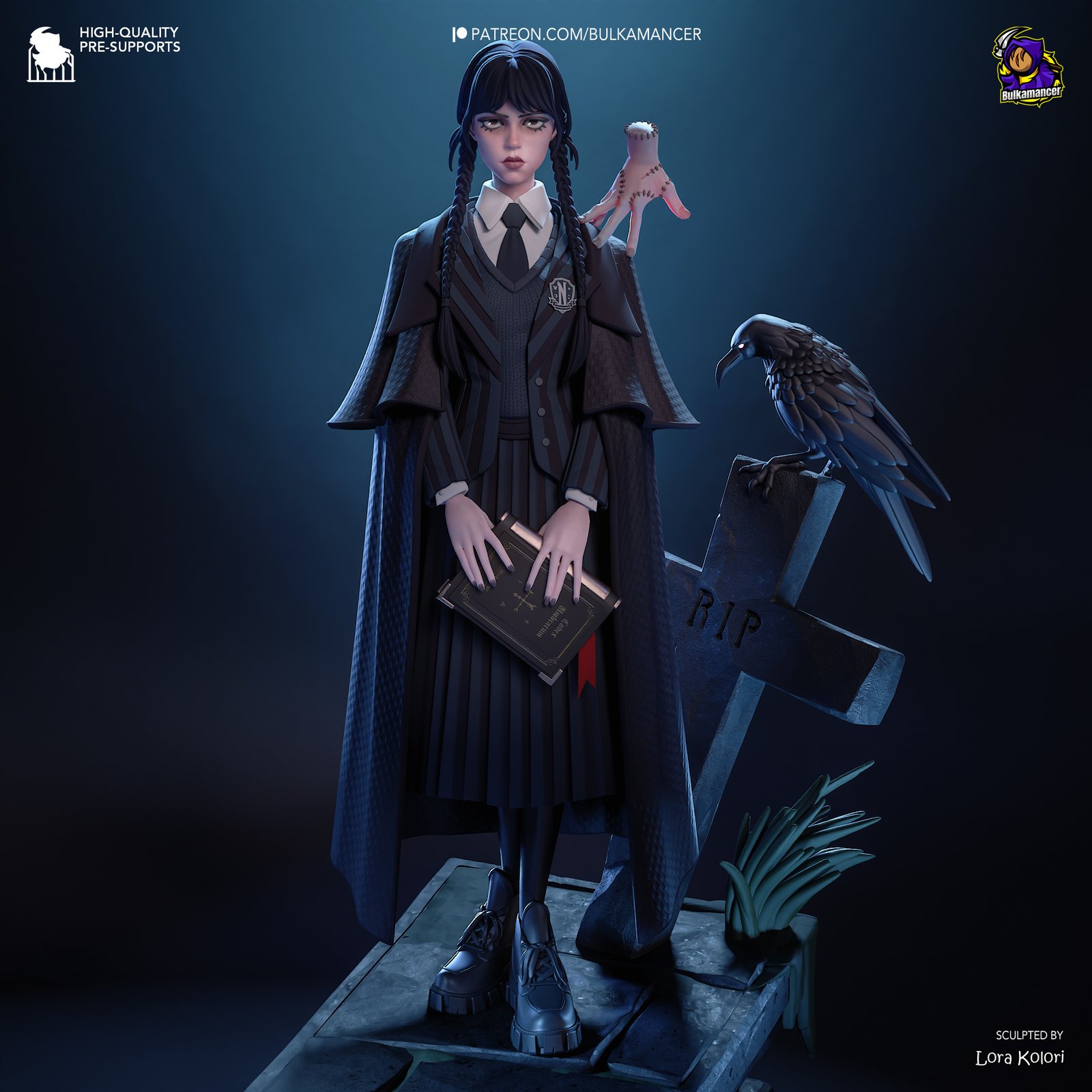 Wednesday Adams - Wednesday The Adams Family 1:4 figurine