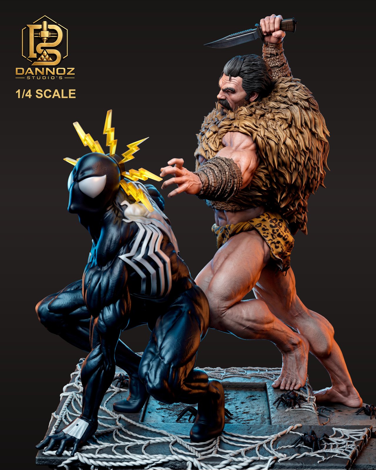 Spider-Man the Last Hunt Marvel 1:4 diorama