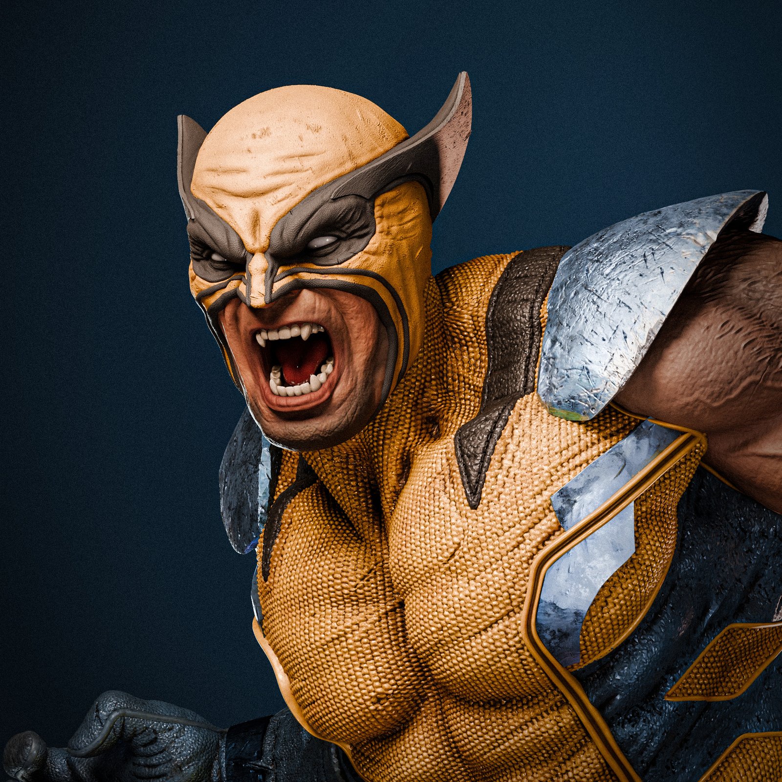 Wolverine Vs Galactus Inspired Marvel 1:4 figurine
