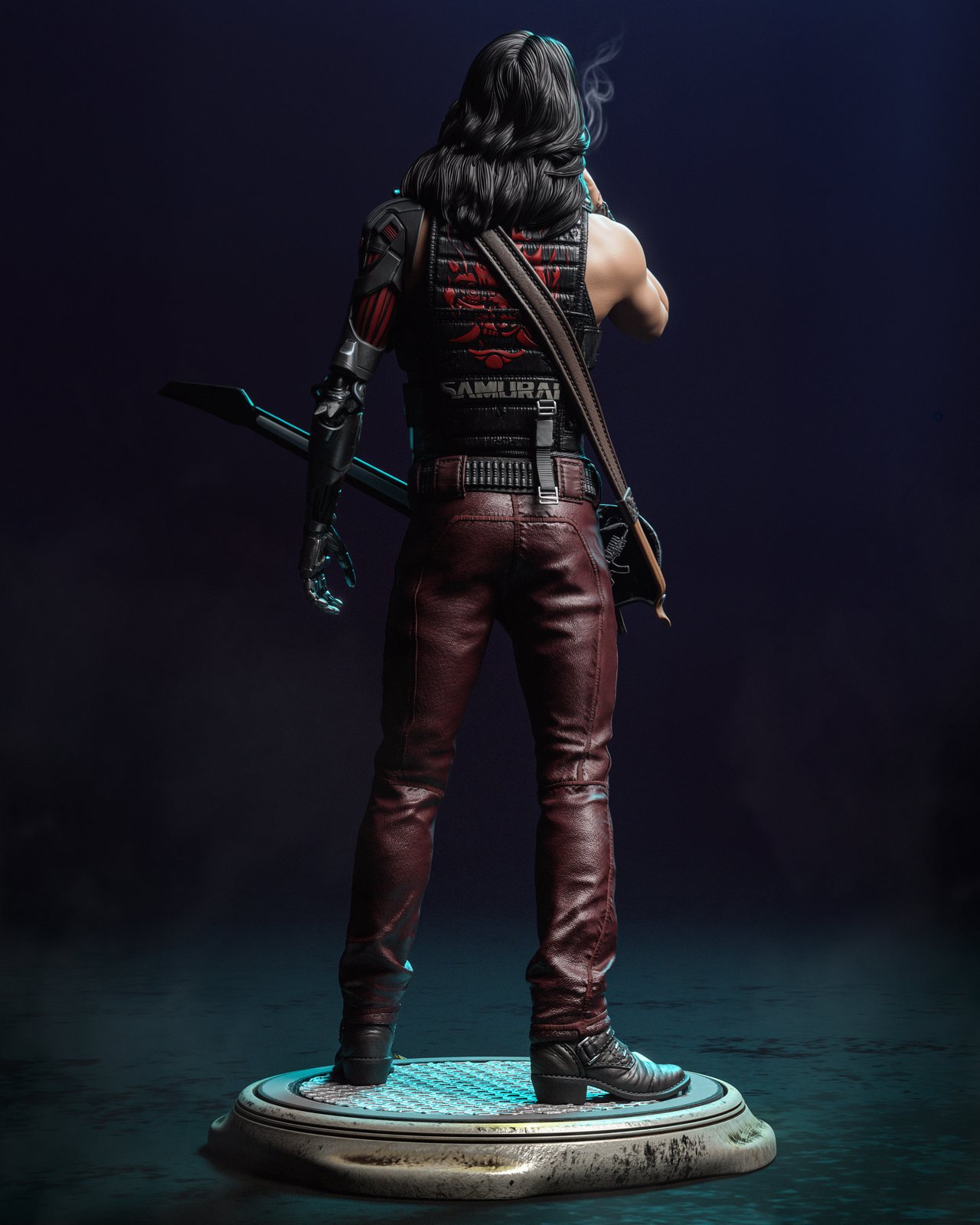 Jhonny Silverhand Cyberpunk 2077 1:4 figurine
