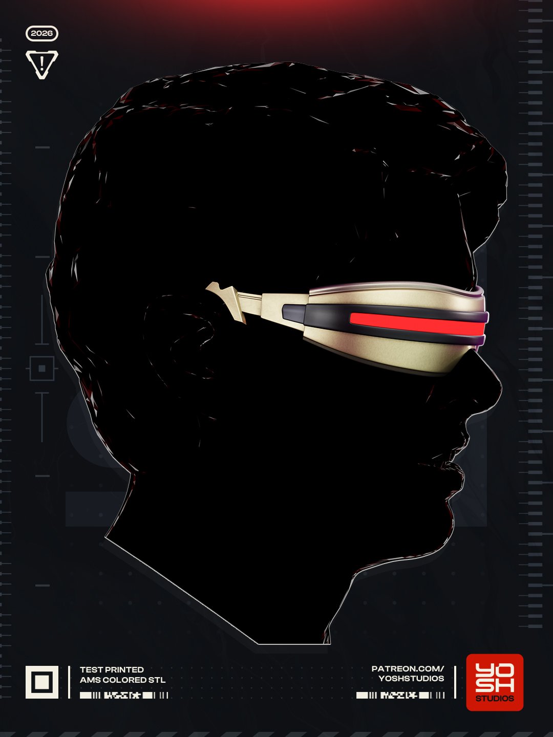Cyclops Doomsday DC Comics 1:4 visor