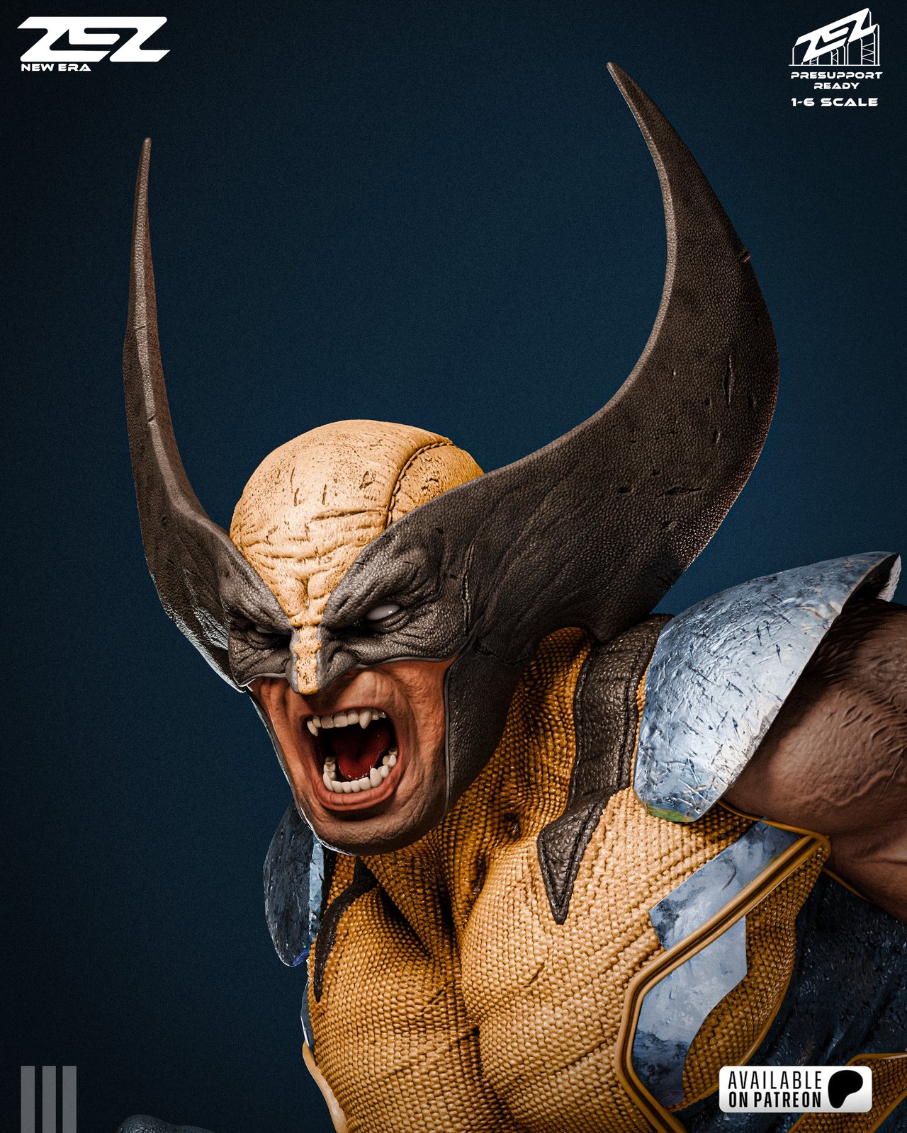 Wolverine Vs Galactus Inspired Marvel 1:4 figurine