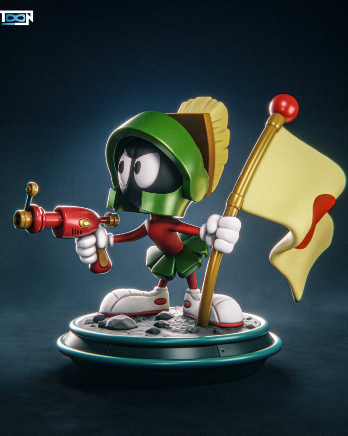 Marvin the Martian Looney Tunes 1:4 figurine