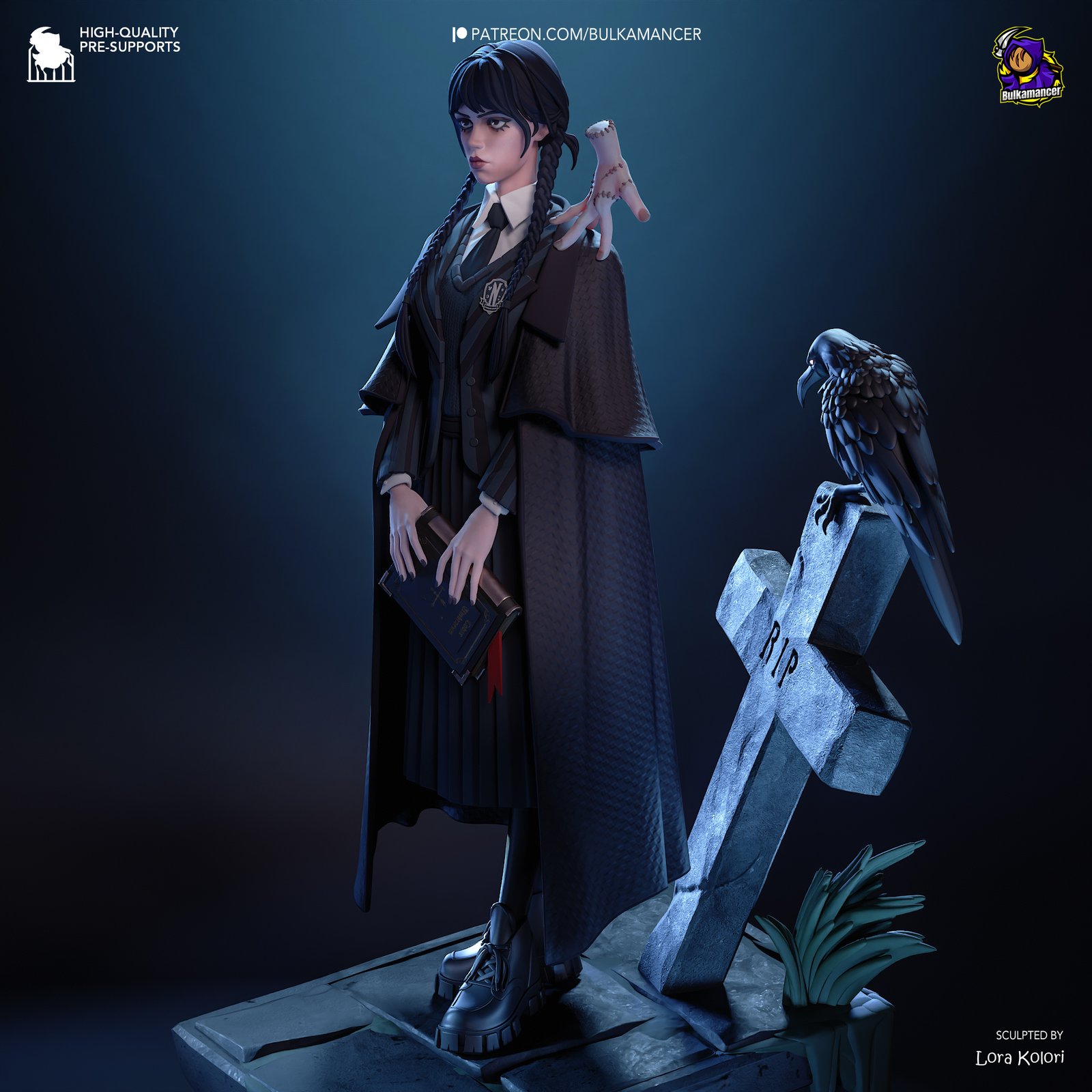 Wednesday Adams - Wednesday The Adams Family 1:4 figurine