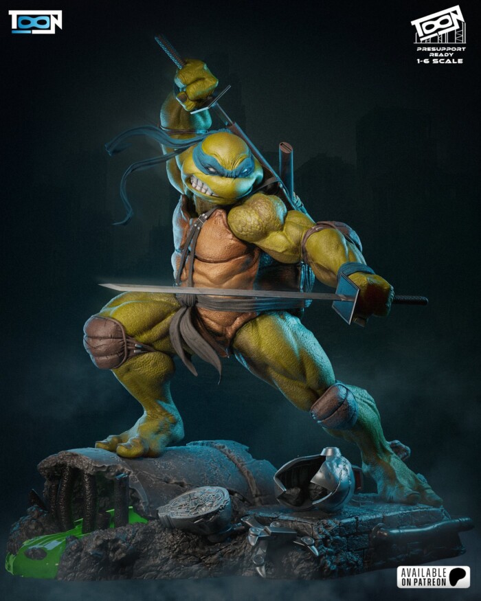 Teenage Mutant Ninja Turtles Leonardo Teenage Mutant Ninja Turtles 1:4 figurine