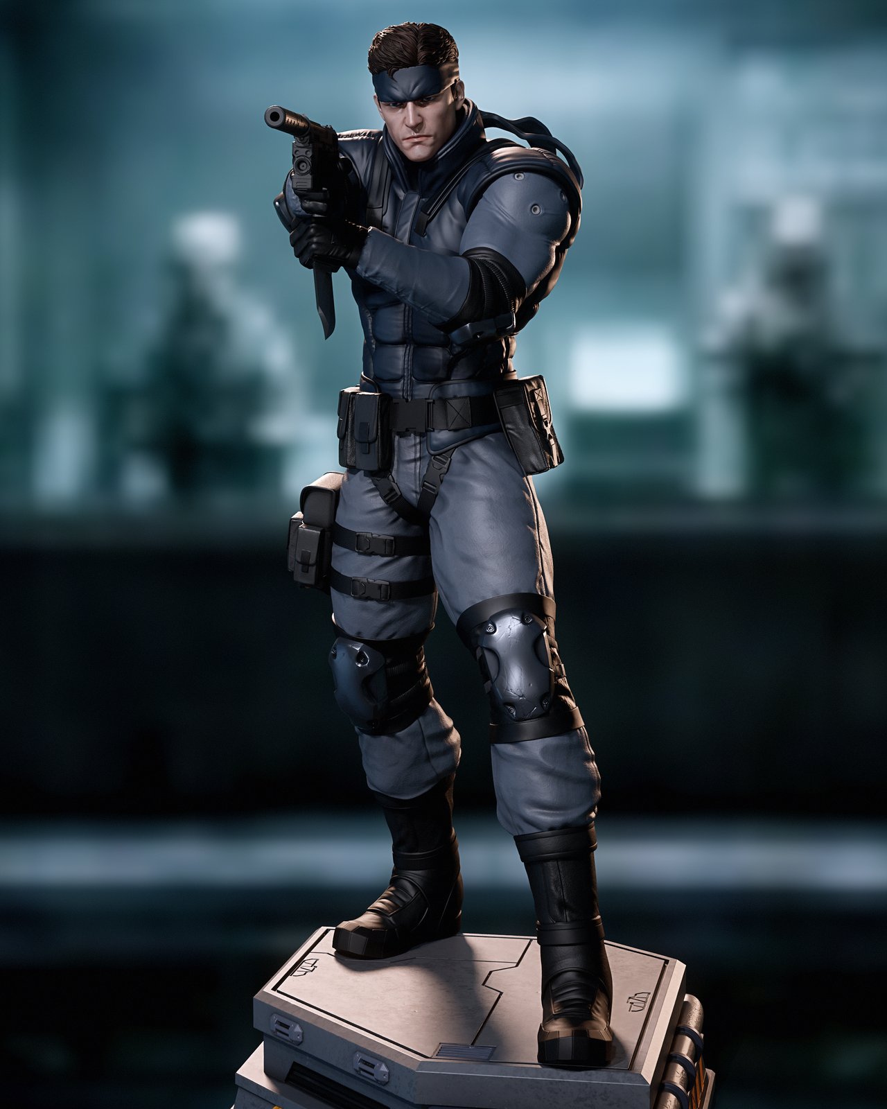 Solid Snake Metal Gear 1:4 figurine