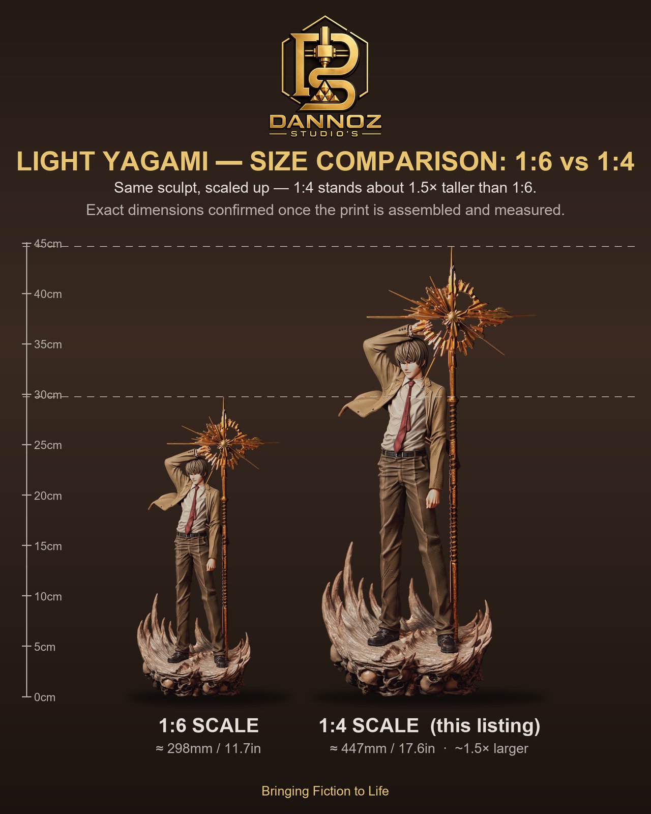 Light Yagami - God of the New World Death Note 1:4 figurine