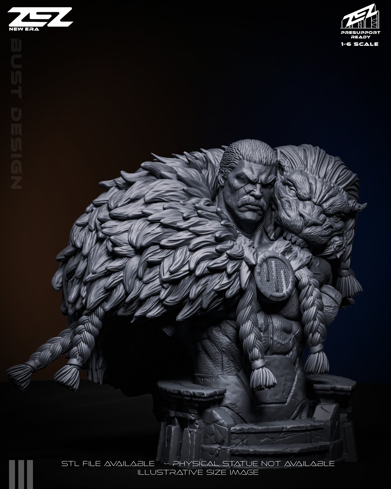 Thrag Invincible 1:4 bust