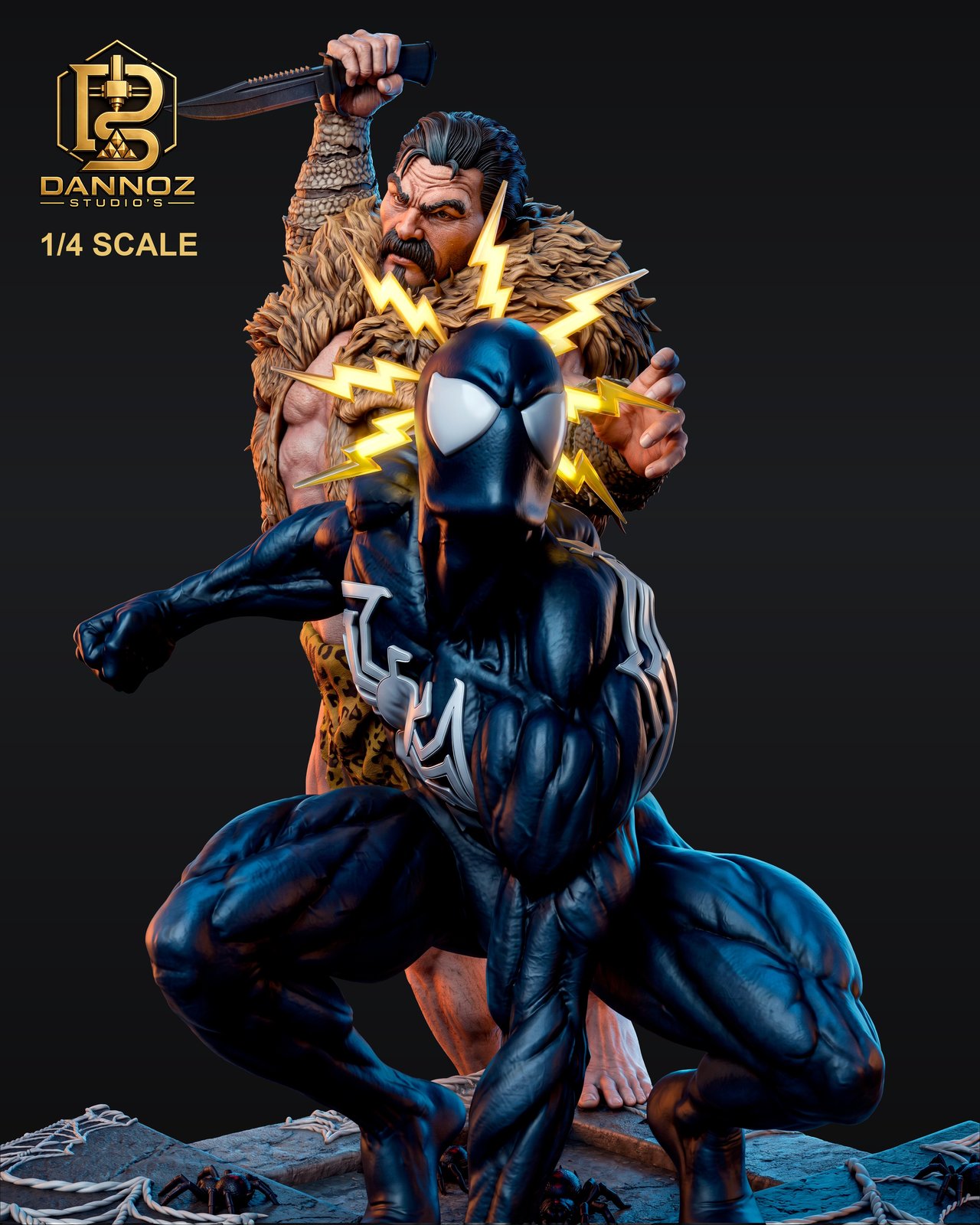 Spider-Man the Last Hunt Marvel 1:4 diorama