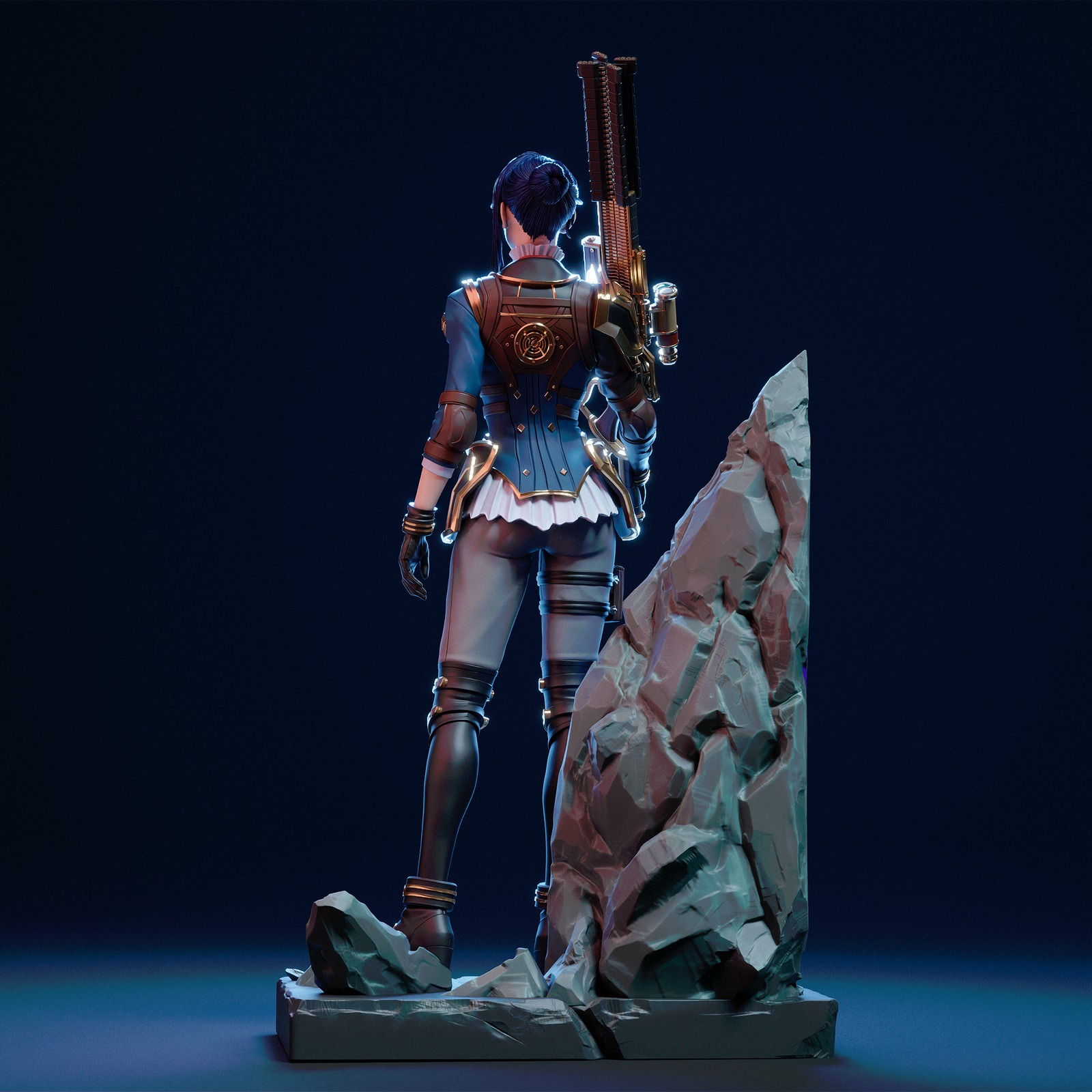 Caitlyn League of Legends / Arcane 1:4 figurine