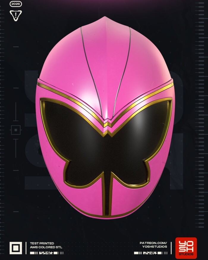 Mystic Pink Ranger Power Rangers 1:4 helmet