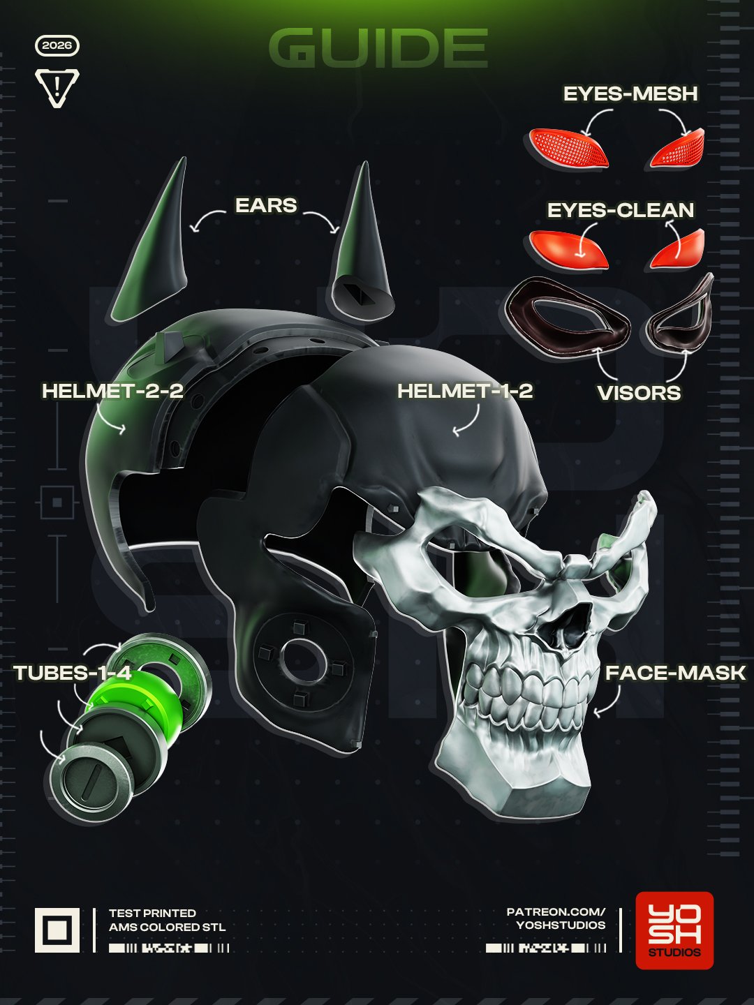 Absolute Bat Bane DC 1:4 helmet