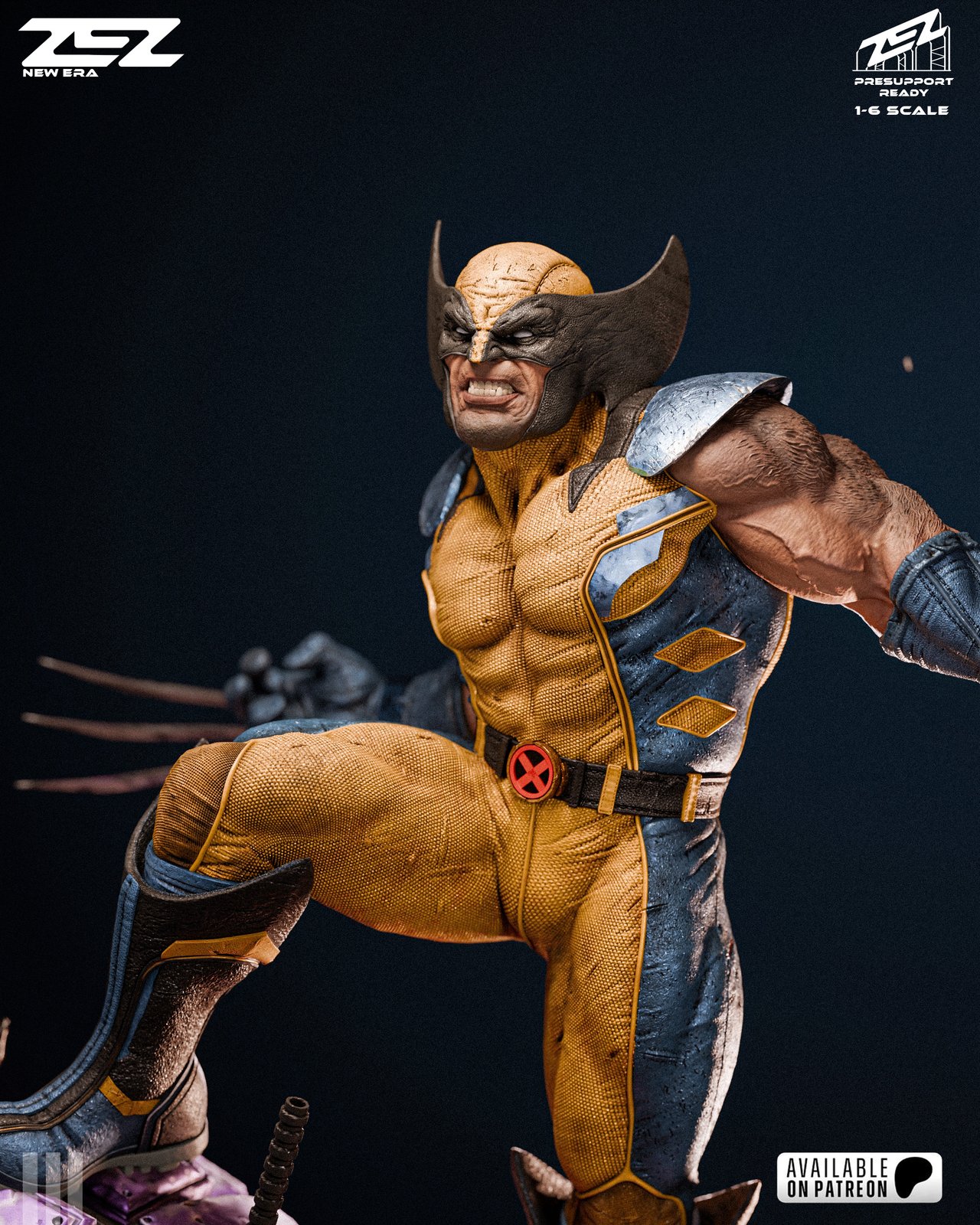Wolverine Vs Galactus Inspired Marvel 1:4 figurine