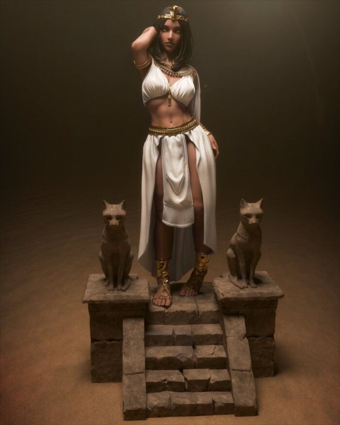 Cleopatra Historical Historical Character 1:4 figurine