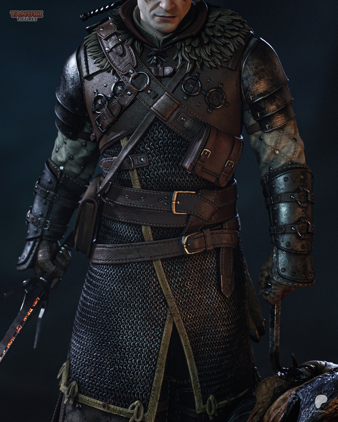 Geralt The Witcher 1:4 figurine