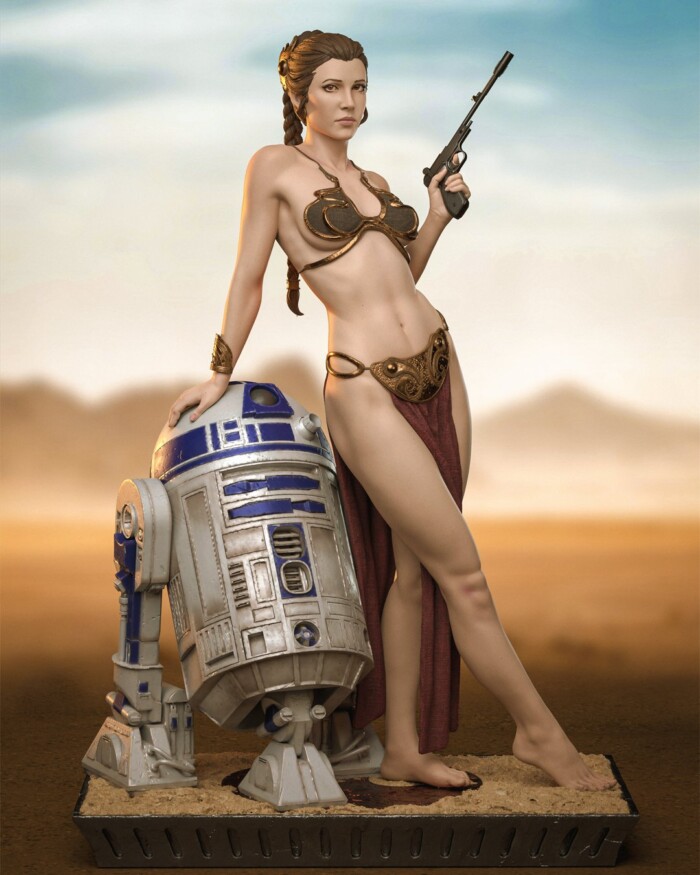 Slave Leia Star Wars 1:4 figurine