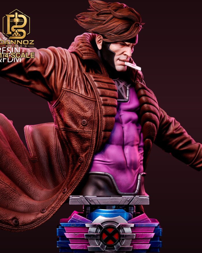 Gambit X-Men 1:4 bust